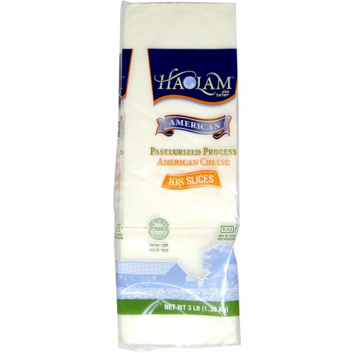 Haolam® White American Sliced Cheese Perspective: front