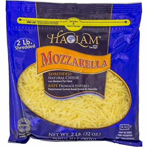 Haolam® Shredded Mozzarella Cheese Perspective: front