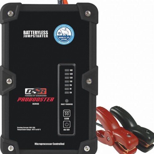 Dsr Proseries Ultracapacitor Jump Starter,450A,12VDC DSR108, 1 Fry’s