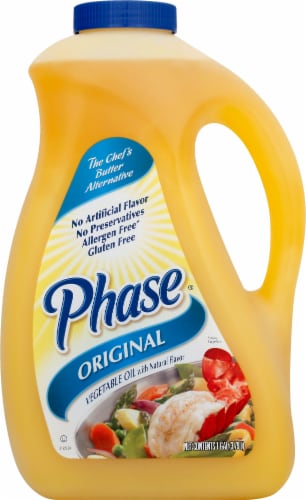 Phase Liquid Butter Alternative Vegetable Oil Perspective: front