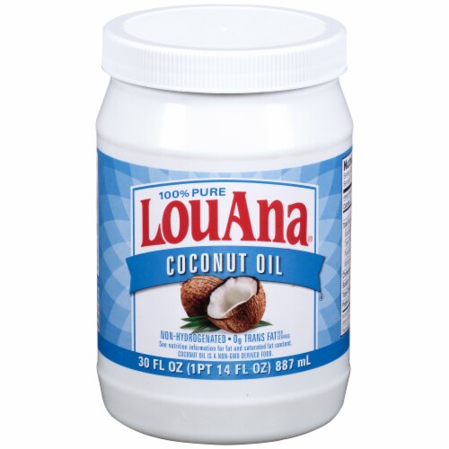 LouAna® Pure Coconut Oil Perspective: front
