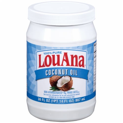 LouAna® Pure Coconut Oil Perspective: front