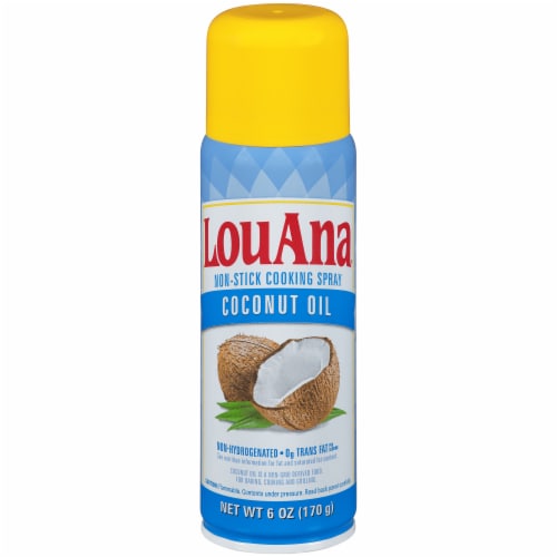LouAna® Non-Stick Coconut Oil Cooking Spray Perspective: front