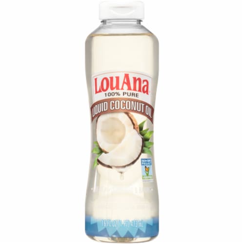 LouAna® Liquid Coconut Oil Perspective: front