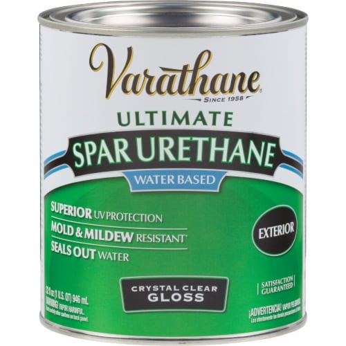Varathane® Water-Based Spar Urethane - Crystal Clear Gloss Perspective: front