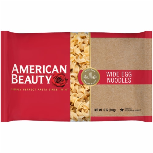 American Beauty Wide Egg Noodles Perspective: front