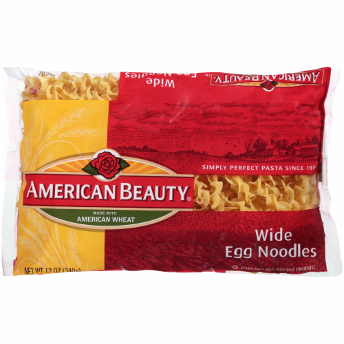 American Beauty Wide Egg Noodles Perspective: front