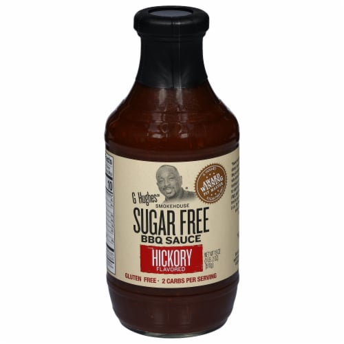 G Hughes® Sugar Free Hickory BBQ Sauce Perspective: front