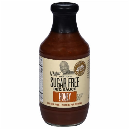 G Hughes® Sugar Free Honey BBQ Sauce Perspective: front