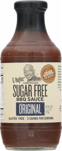 G Hughes® Sugar Free Original Smokehouse BBQ Sauce Perspective: front
