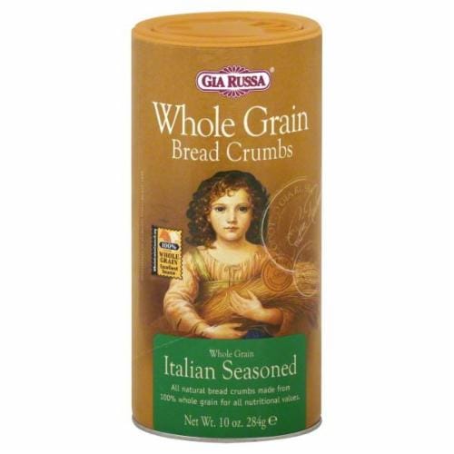 Gia Russa Whole Grain Italian Seasoned Bread Crumbs Perspective: front