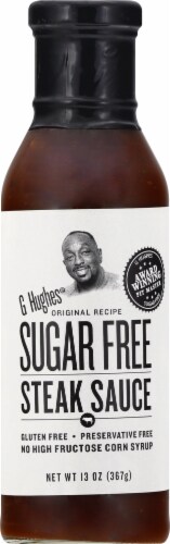 G Hughes® Steak Sauce Perspective: front