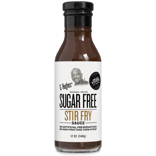 G Hughes® Sugar Free Original Recipe Stir Fry Sauce Perspective: front