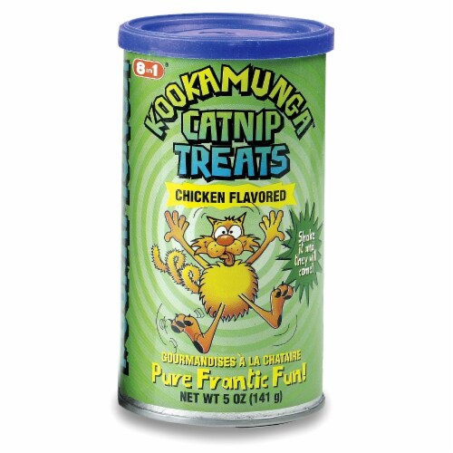 Kookamunga 8-in-1 Chicken Flavored Catnip Treats Perspective: front