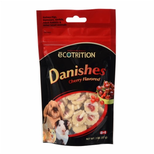 Ecotrition Cherry Flavored Danishes for Dogs Perspective: front