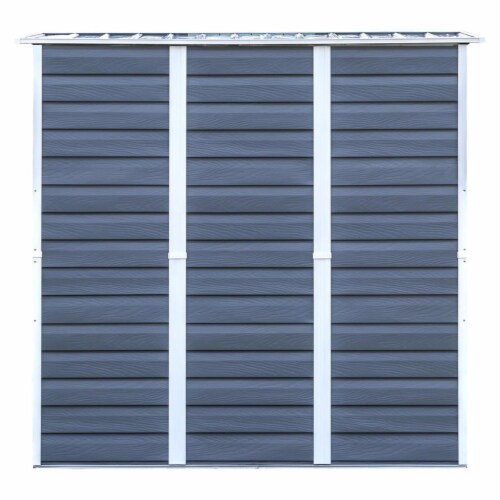 Arrow SBS64 6 x 4 ft. Shed in A Box Galvanized Steel Storage Shed Perspective: front