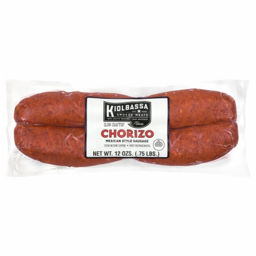 Kiolbassa Smoked Meats Chorizo Mexican Style Sausage Perspective: front