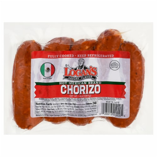 Logan's Sausage Company Mexican Brand Chorizo Perspective: front