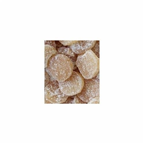 Bulk Dried Fruit Organic Crystallized Ginger Medallions - Single Bulk Item - 11LB Perspective: front