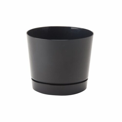 Novelty Majestic Planter - Black Perspective: front