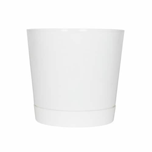 Novelty Majestic Planter - White Perspective: front