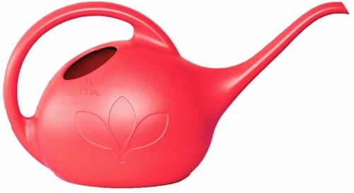 Novelty (#30605) Indoor Watering Can, 1/2 Gallon, Red Perspective: front