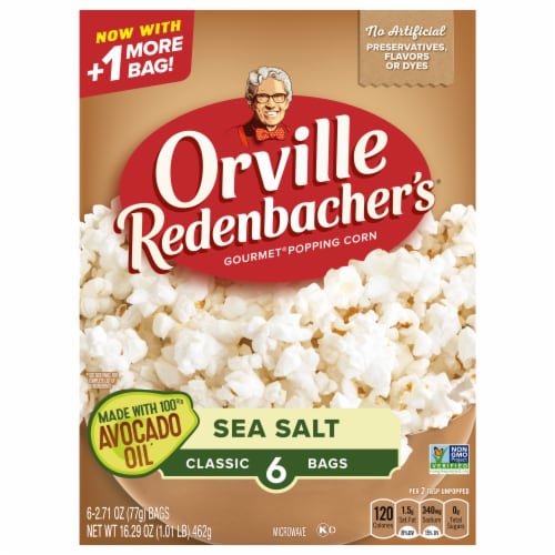 Orville Redenbacher's® Avocado Oil Sea Salt Popcorn Perspective: front