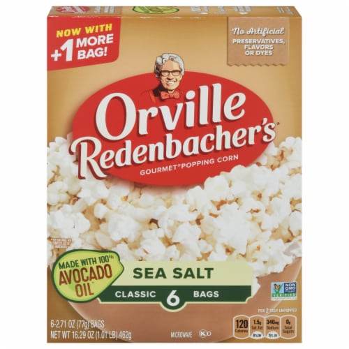 Orville Redenbacher's® Avocado Oil Sea Salt Popcorn Perspective: front