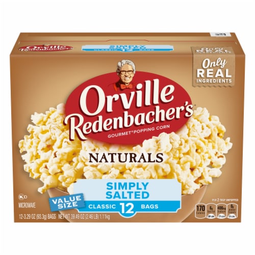 Orville Redenbacher’S Naturals Simply Salted Microwave Popcorn Perspective: front