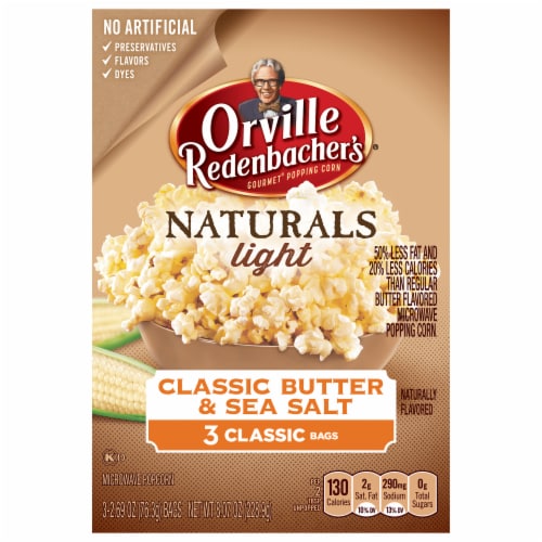 Orville Redenbacher’s® Naturals Light Classic Butter & Sea Salt Microwave Popcorn