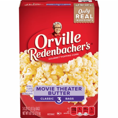 Orville Redenbacher's Movie Theater Butter Popcorn Bags Perspective: front