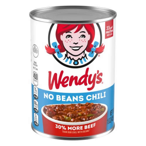 Wendy's® No Beans Canned Chili Perspective: front
