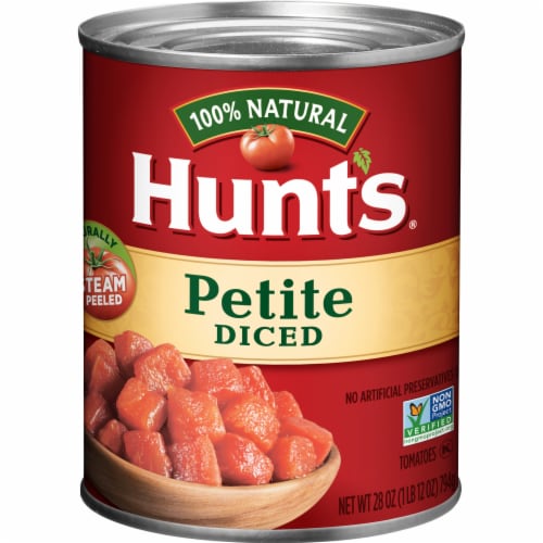 Hunt's® Petite Diced Tomatoes Perspective: front