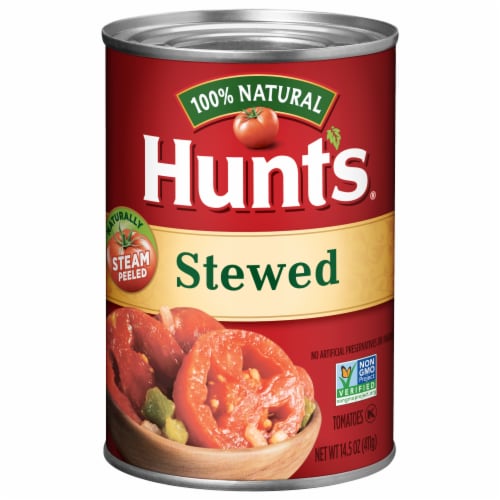 Hunt's Stewed Tomatoes Perspective: front