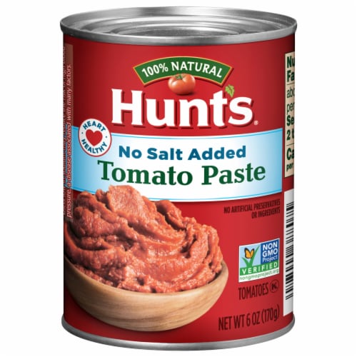 Hunt's Tomato Paste No Salt Added Perspective: front