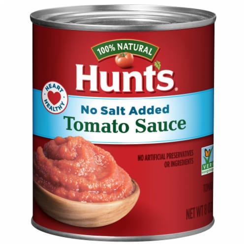 Hunt's No Salt Added Tomato Sauce Perspective: front