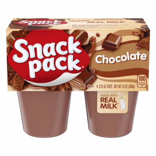 Snack Pack® Chocolate Pudding Cups Perspective: front