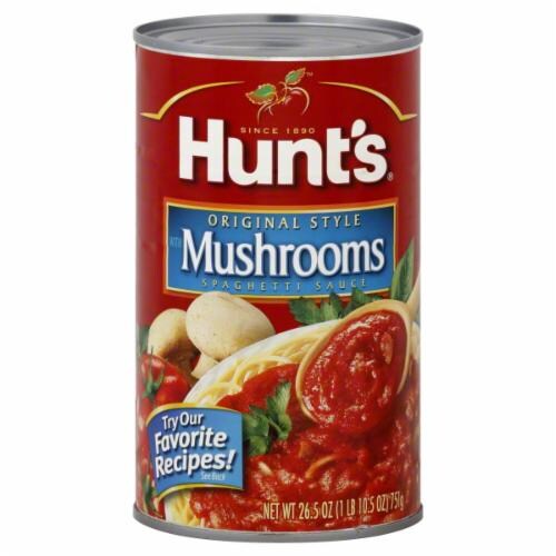 Hunt's Mushroom Spaghetti Sauce Perspective: front