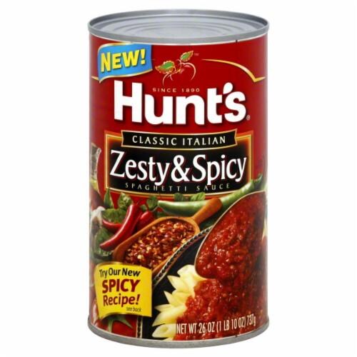 Hunt S Classic Italian Zesty Spicy Spaghetti Sauce 26 Oz Mariano S