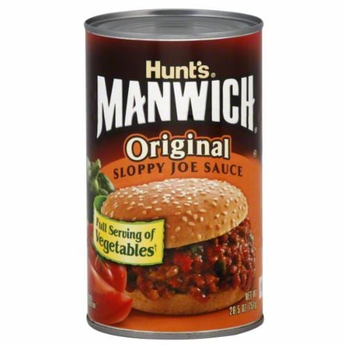 Hunts Manwich Sloppy Joe Sandwich Sauce Perspective: front
