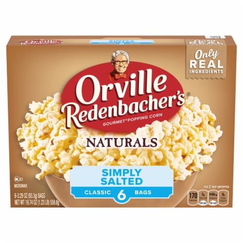 Orville Redenbacher's Naturals Simply Salted Microwave Popcorn Perspective: front