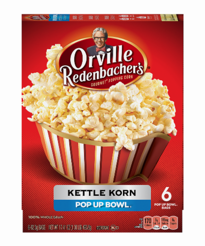 Orville Redenbacher's Salty & Sweet Kettle Korn Popcorn Perspective: front