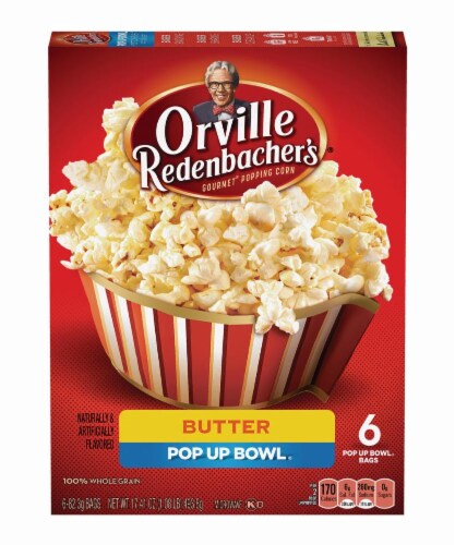 Orville Redenbacher's Pop Up Bowl Butter Popcorn Perspective: front