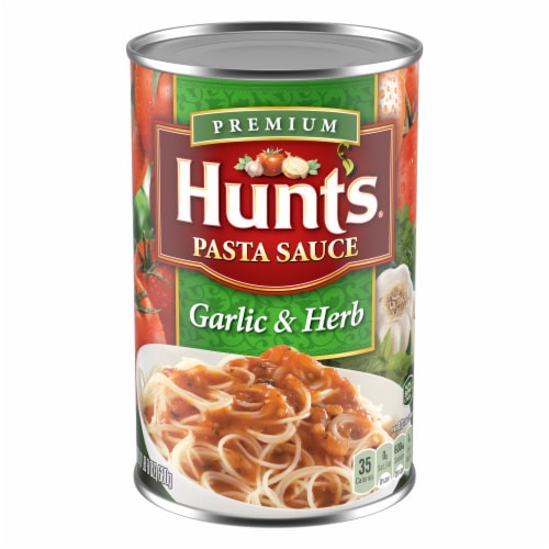 Hunt's® Garlic & Herb Pasta Sauce Perspective: front