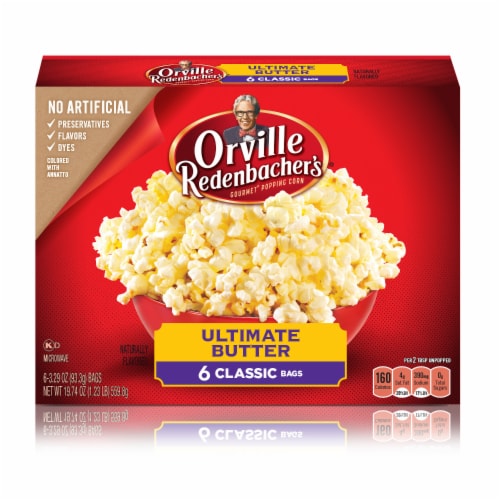 Orville Redenbacher's® Ultimate Butter Microwave Popcorn Perspective: front