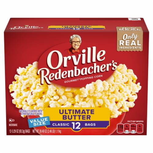 Orville Redenbacher’S Ultimate Butter Microwave Popcorn Perspective: front