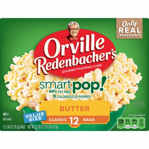 SmartPop! Microwave Butter Popcorn Mini Bags