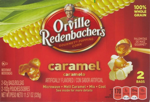 Orville Redenbacher's Caramel Popcorn Perspective: front