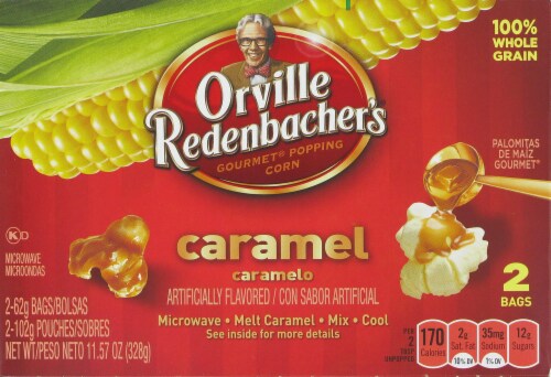 Orville Redenbacher's Caramel Popcorn Perspective: front