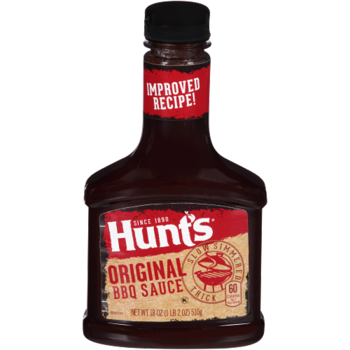 Hunt's Original BBQ Sauce Perspective: front